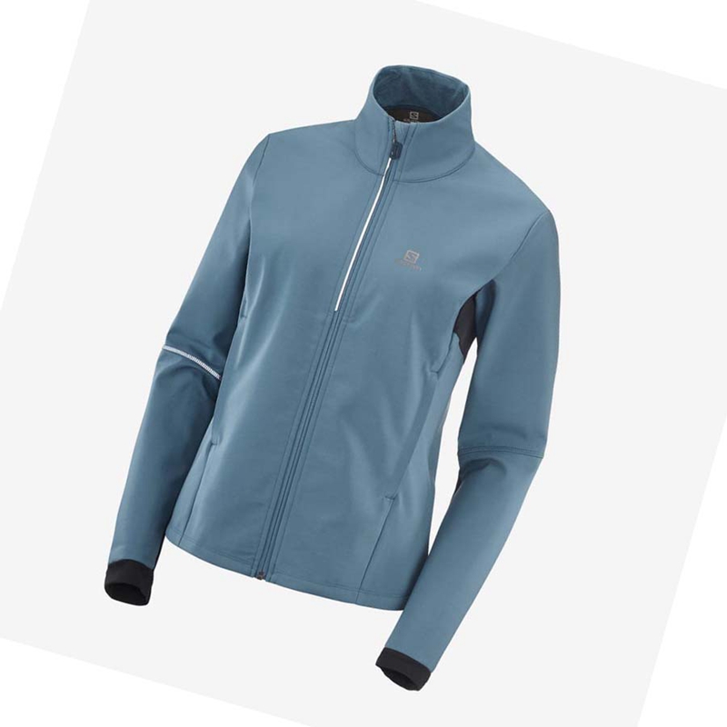 Bundy Salomon AGILE SOFTSHELL Damske Modre | EXTZDSP-06