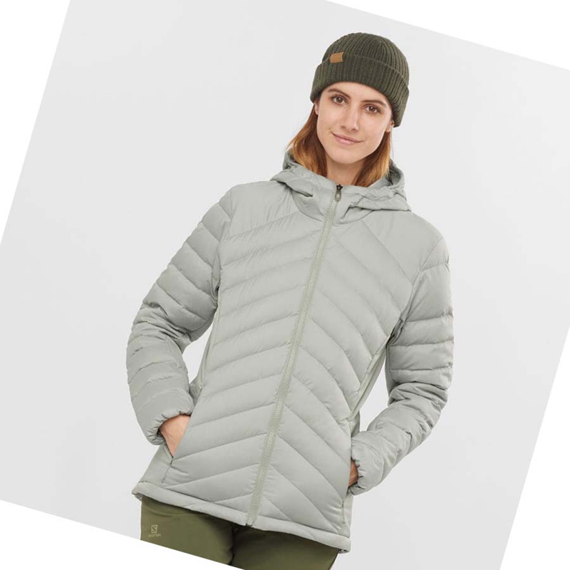 Bundy Salomon ESSENTIAL XWARM DOWN INSULATED Damske Biele | KGSLIBO-80