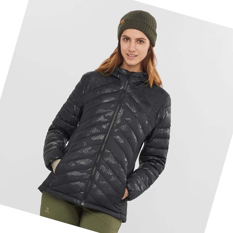 Bundy Salomon ESSENTIAL XWARM DOWN INSULATED Damske Čierne Čierne | LVJFZOB-70