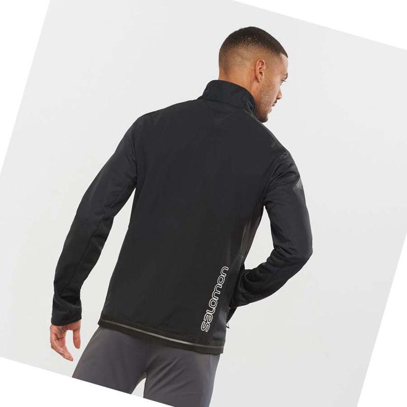 Bundy Salomon GORE TEX INFINIUM™ WINDSTOPPER® Panske Čierne | ERZGPHX-61