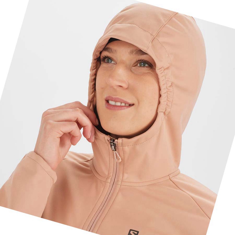 Bundy Salomon GORE TEX INFINIUM™ WINDSTOPPER® Damske Ruzove | KARIEJG-83