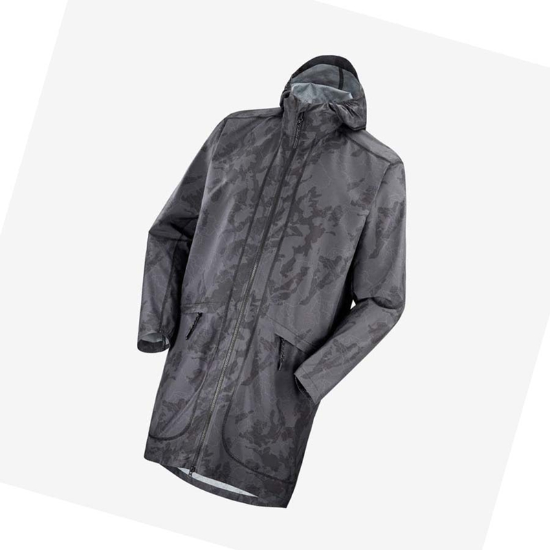 Bundy Salomon OUTLIFE LONG PACKABLE WINDBREAKERS Damske Čierne | UQLPEZT-08