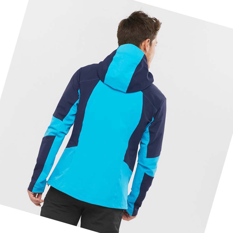 Bundy Salomon OUTPEAK SOFTSHELL Panske Modre | PQRIGVK-91