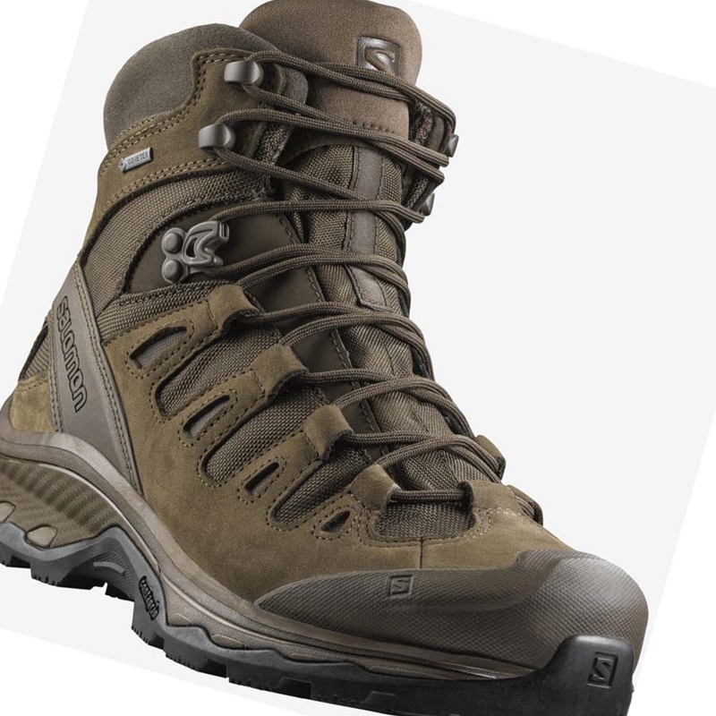 Cizmy Salomon QUEST 4D GORE-TEX FORCES 2 EN Damske Hnede | SZMEOYV-34