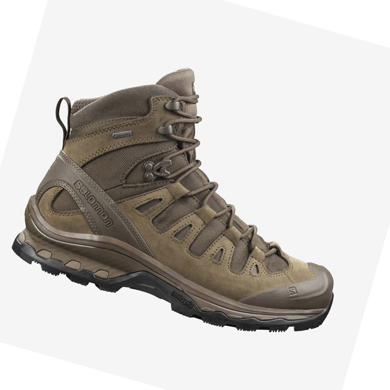 Cizmy Salomon QUEST 4D GORE-TEX FORCES 2 EN Damske Hnede | SZMEOYV-34