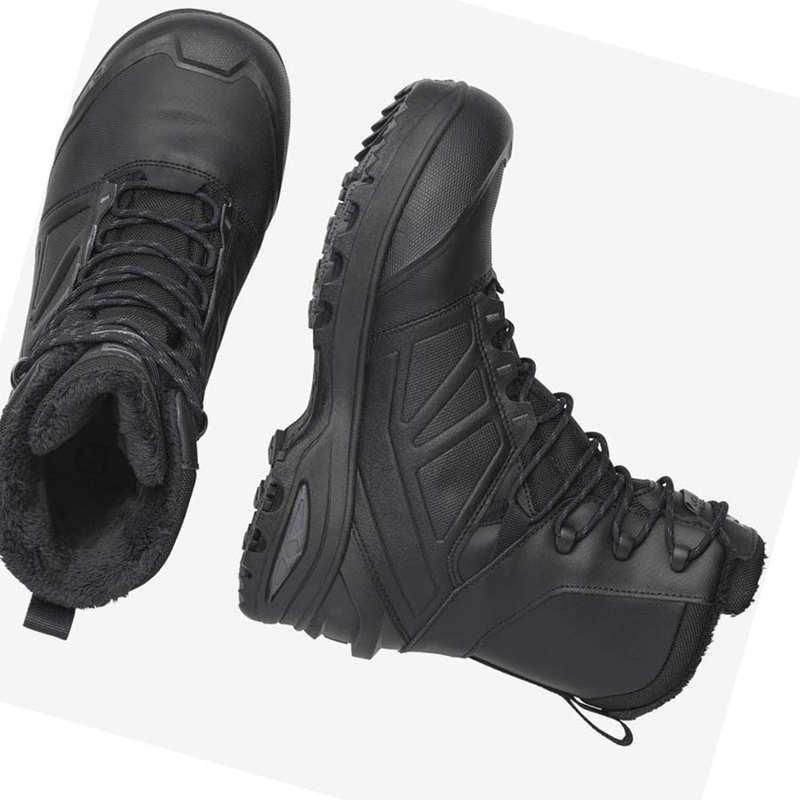 Cizmy Salomon TOUNDRA FORCES CLIMASALOMON™ WATERPROOF Panske Čierne | JNLXKYS-58