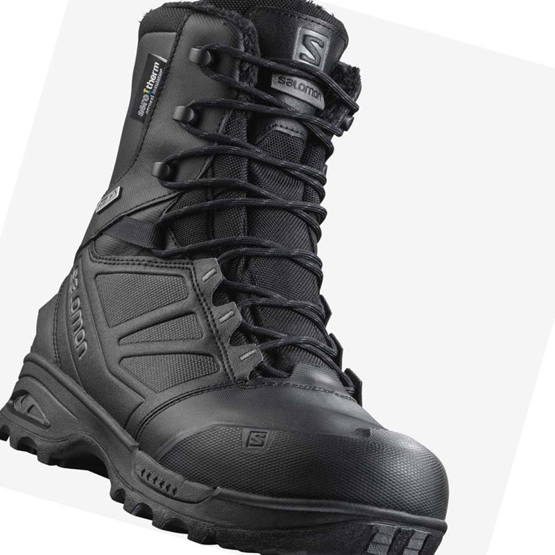 Cizmy Salomon TOUNDRA FORCES CLIMASALOMON™ WATERPROOF Panske Čierne | JNLXKYS-58