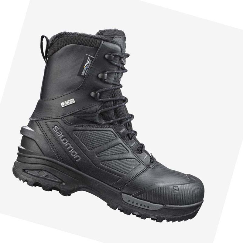 Cizmy Salomon TOUNDRA FORCES CLIMASALOMON™ WATERPROOF Panske Čierne | JNLXKYS-58