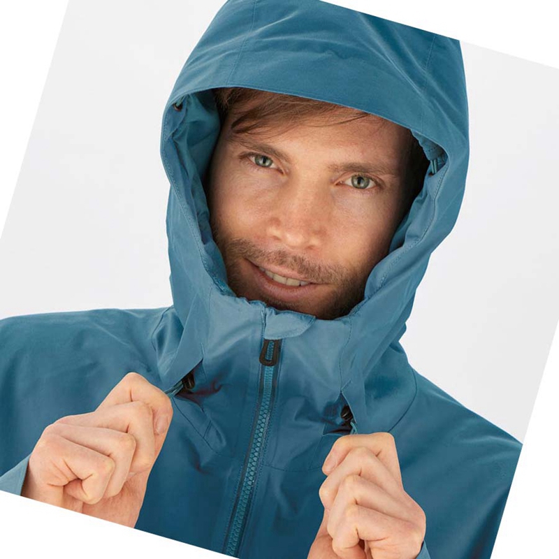 Lyžiarske Bundy Salomon GRAVITY GORE-TEX ANORAK Panske Modre | XQEGZBD-68