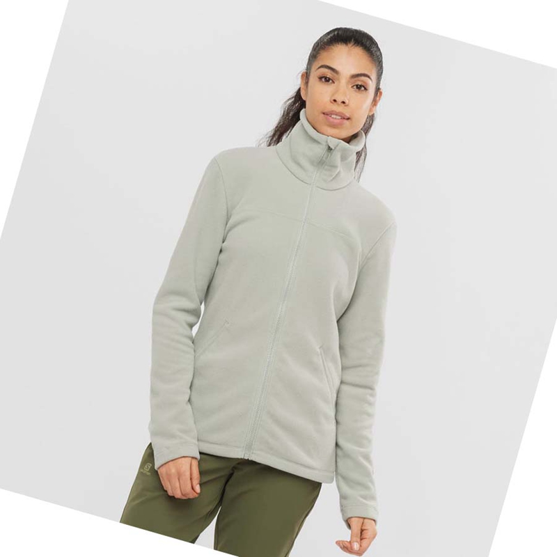 Mikiny S Kapucňou Salomon ESSENTIAL COSY FLEECE Damske Béžové | LPKAUCG-06