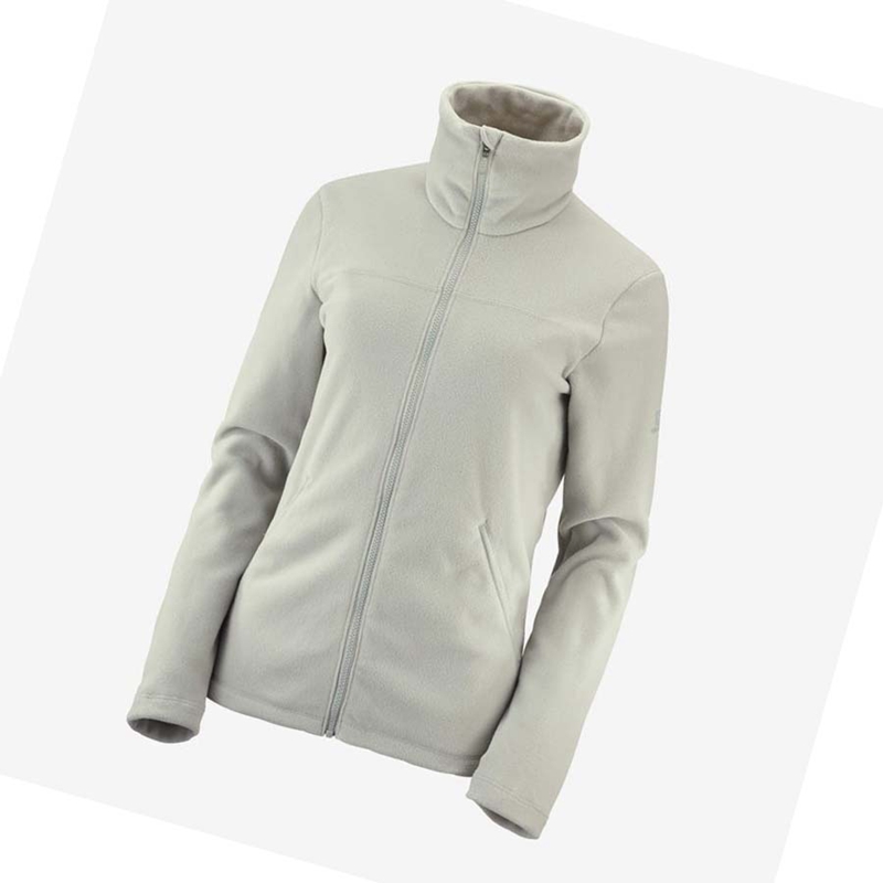 Mikiny S Kapucňou Salomon ESSENTIAL COSY FLEECE Damske Béžové | LPKAUCG-06