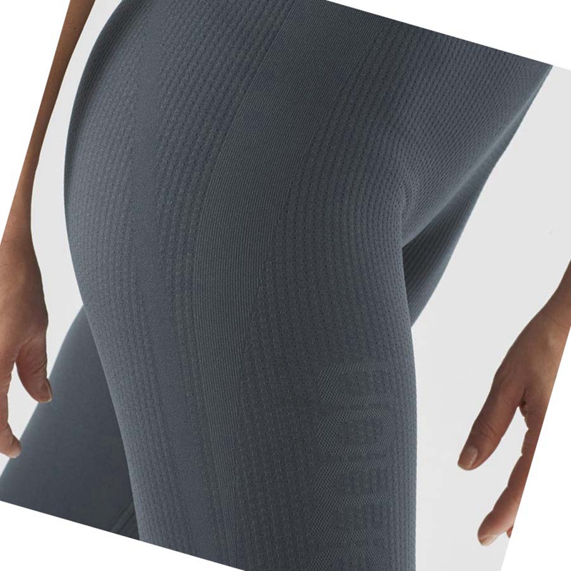 Nohavice Salomon ESSENTIAL SEAMLESS Damske Čierne | VPXJWLM-24