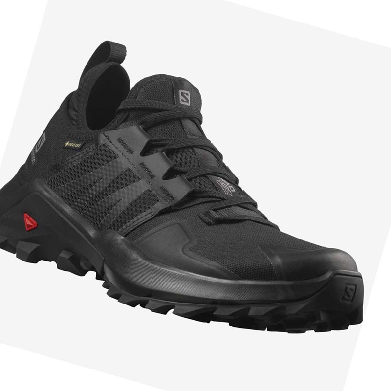 Trailove Bezecke Tenisky Salomon MADCROSS GORE-TEX Panske Čierne | GAEOQFS-43