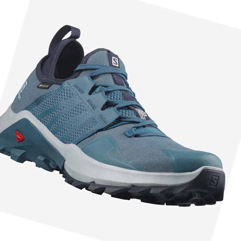 Trailove Bezecke Tenisky Salomon MADCROSS GORE-TEX Panske Modre | TZQBJGD-53