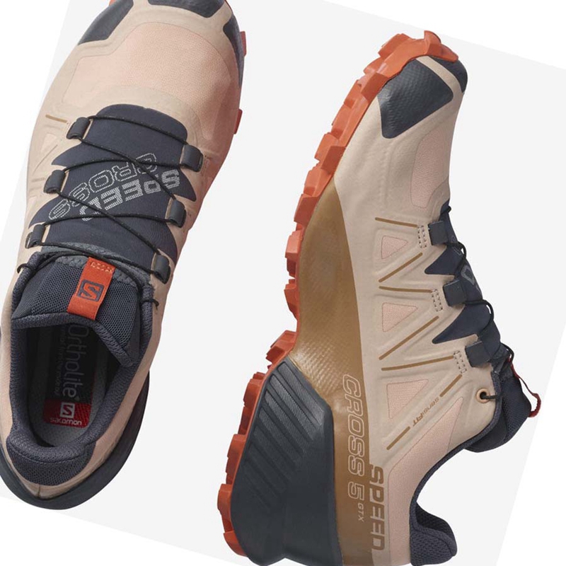 Trailove Bezecke Tenisky Salomon SPEEDCROSS 5 GORE-TEX Damske Tyrkysové | GKWOQZN-50