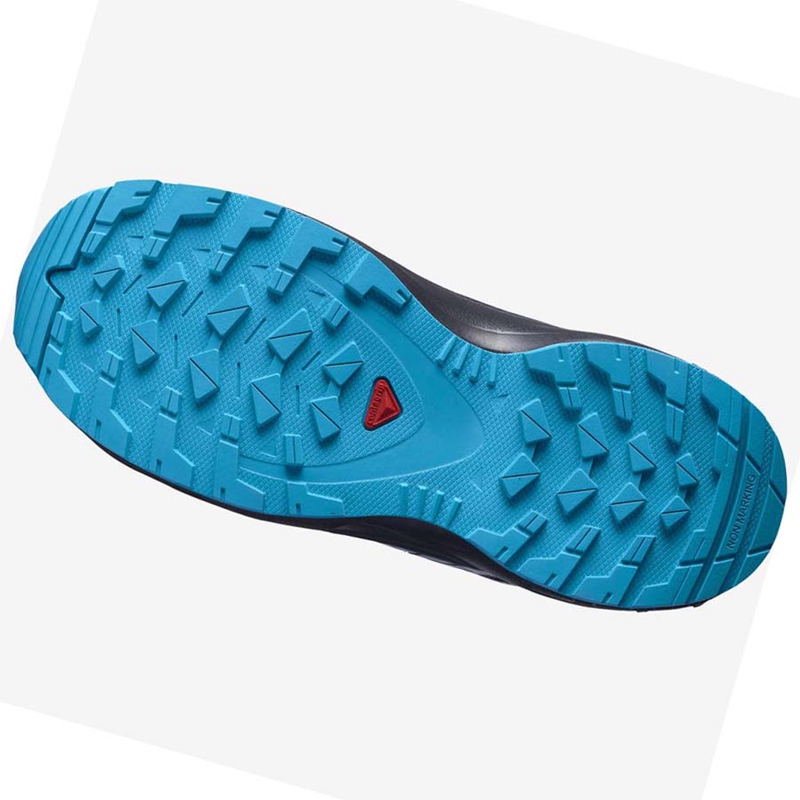 Trailove Bezecke Tenisky Salomon XA PRO V8 MID CLIMASALOMON™ WATERPROOF Detske Čierne | OKZIAYP-92