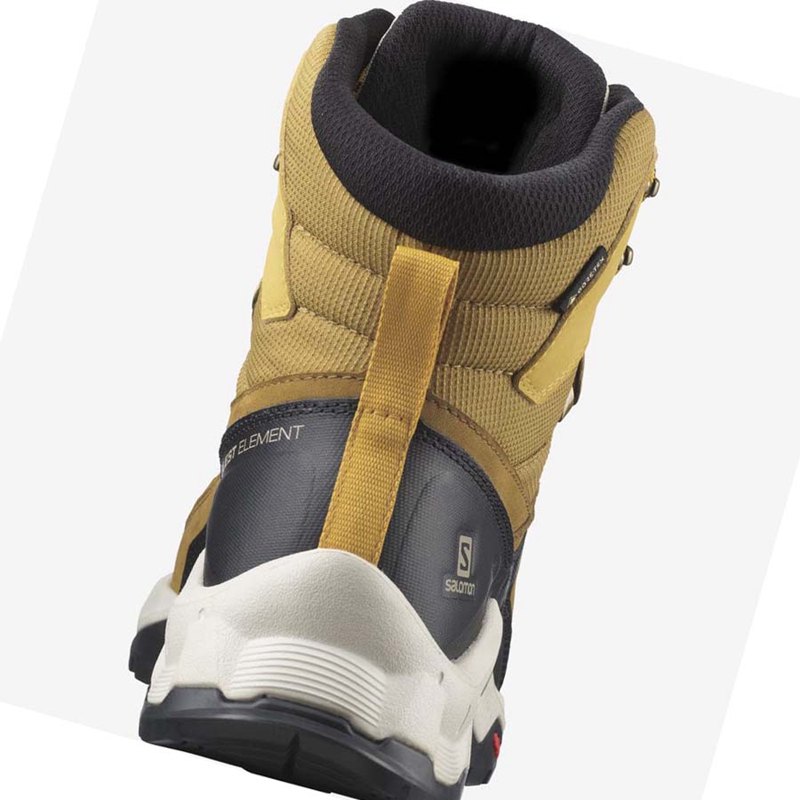 Turisticke Topanky Salomon QUEST ELEMENT GORE-TEX Panske Žlté | WIRLAXB-90