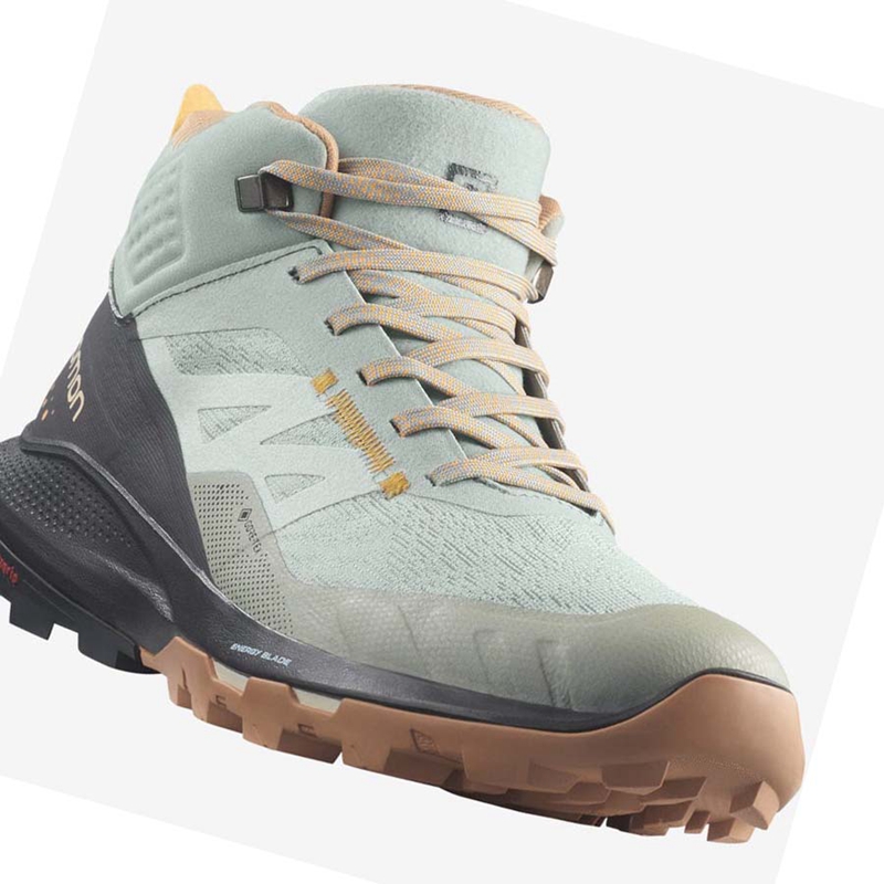 Turisticke Topanky Salomon WoOUTPULSE MID GORE-TEX Damske Mätové | ICWNDPT-95