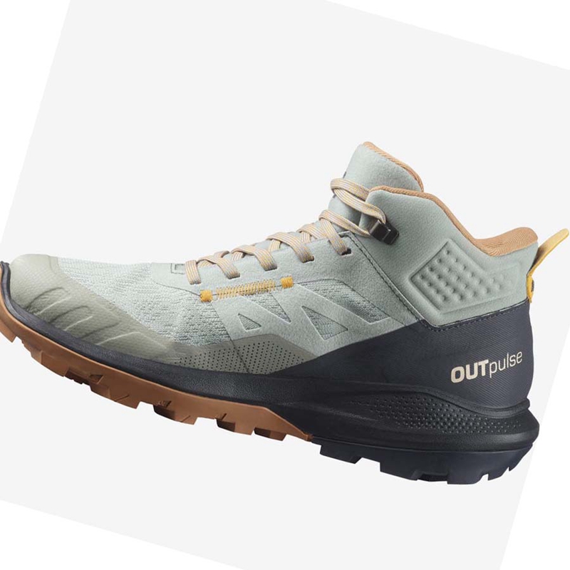 Turisticke Topanky Salomon WoOUTPULSE MID GORE-TEX Damske Mätové | ICWNDPT-95