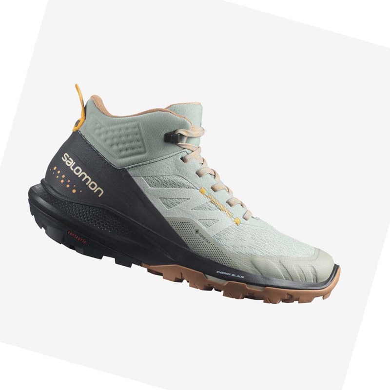 Turisticke Topanky Salomon WoOUTPULSE MID GORE-TEX Damske Mätové | ICWNDPT-95