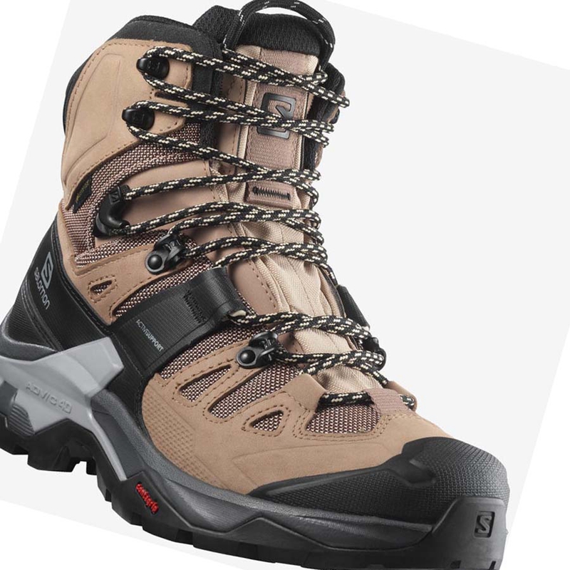 Turisticke Topanky Salomon WoQUEST 4 GORE-TEX Damske Hnede | SDWYJHI-20