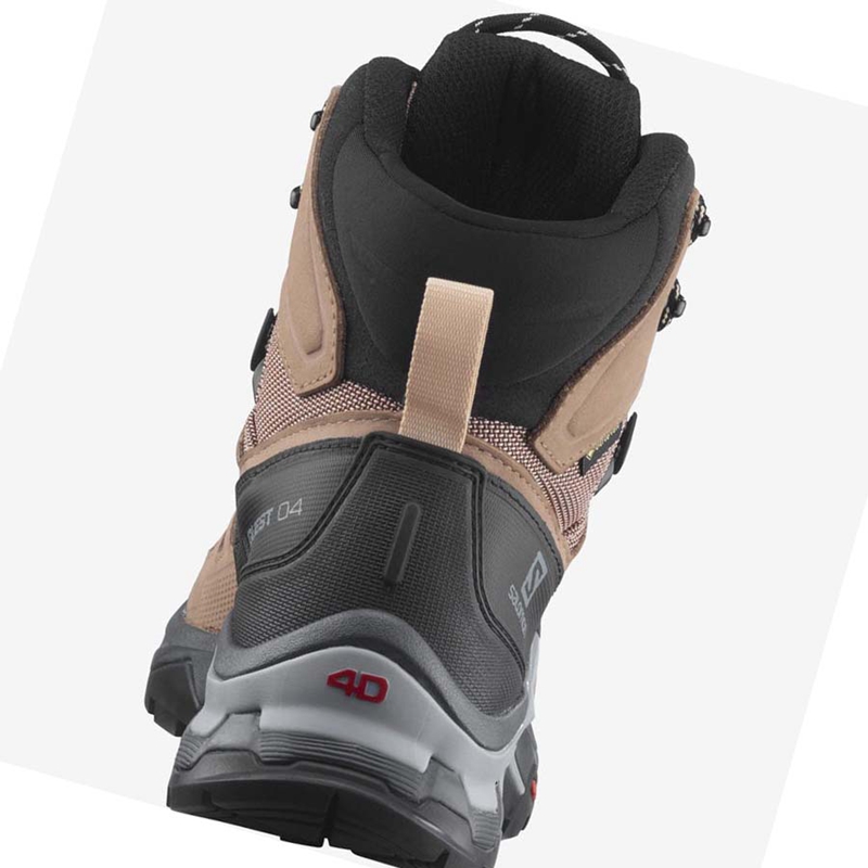 Turisticke Topanky Salomon WoQUEST 4 GORE-TEX Damske Hnede | SDWYJHI-20