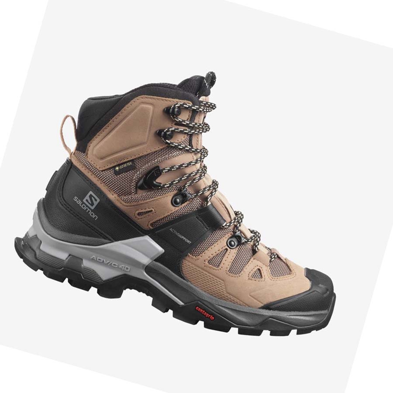 Turisticke Topanky Salomon WoQUEST 4 GORE-TEX Damske Hnede | SDWYJHI-20