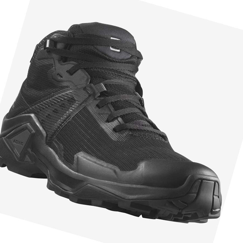 Turisticke Topanky Salomon X RAISE 2 MID GORE-TEX Panske Siva Čierne | OUGHVSE-10