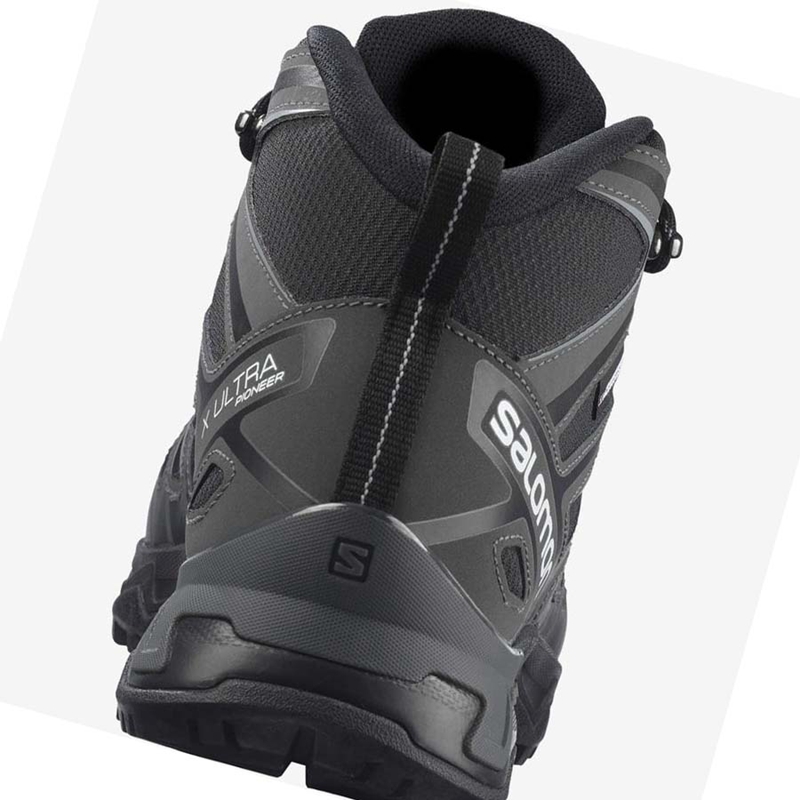 Turisticke Topanky Salomon X ULTRA PIONEER MID CLIMASALOMON™ WATERPROOF Panske Siva Čierne | HKPJFTO-02