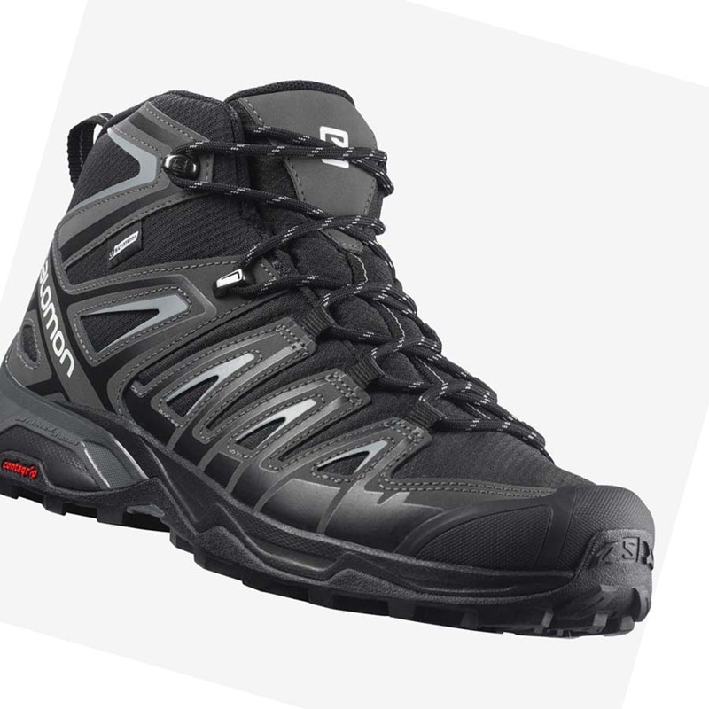 Turisticke Topanky Salomon X ULTRA PIONEER MID CLIMASALOMON™ WATERPROOF Panske Siva Čierne | HKPJFTO-02