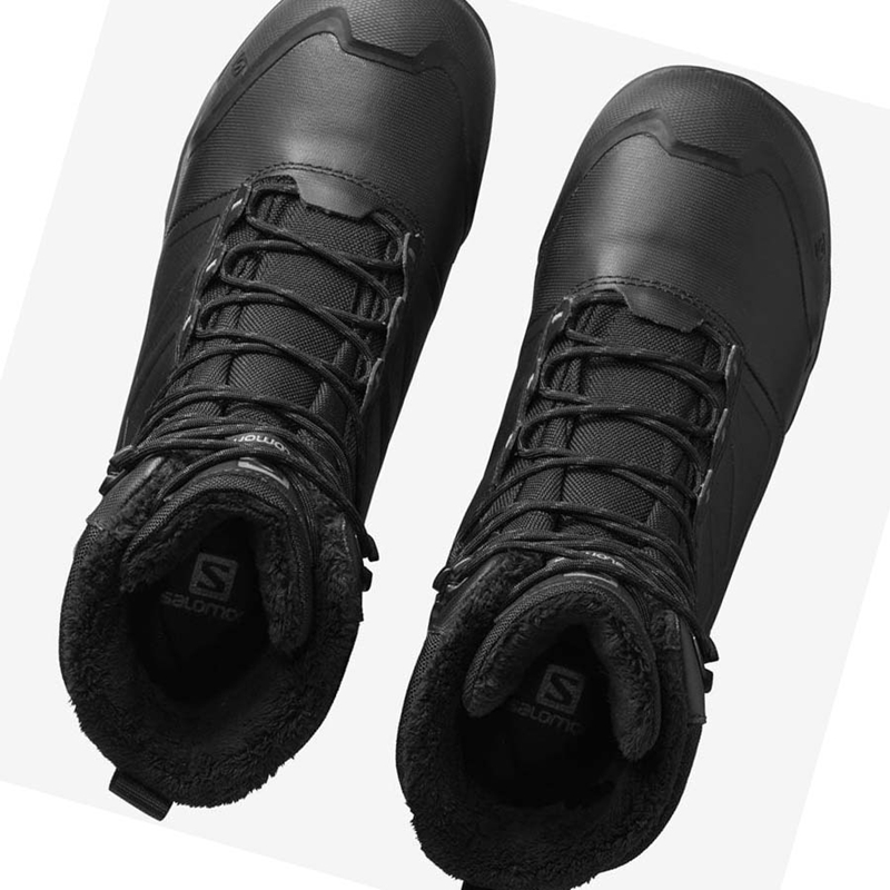 Zimne Cizmy Salomon TOUNDRA PRO CLIMASALOMON™ WATERPROOF Panske Čierne | OYQACPG-12