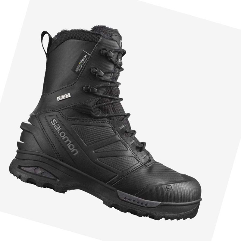 Zimne Cizmy Salomon TOUNDRA PRO CLIMASALOMON™ WATERPROOF Panske Čierne | OYQACPG-12