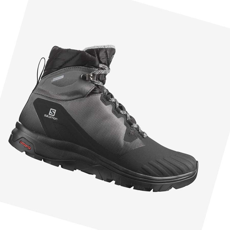 Zimne Cizmy Salomon VAYA BLAZE THINSULATE™ CLIMASALOMON™ WATERPROOF Damske Čierne | AXZTMNW-21