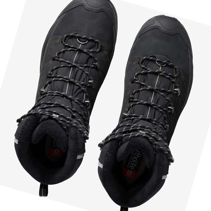 Zimne Cizmy Salomon X ULTRA WINTER CLIMASALOMON™ WATERPROOF 2 Panske Čierne | WTFNYAC-12