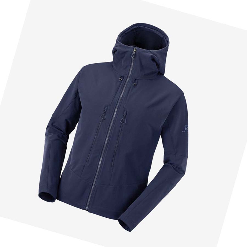 Bundy Salomon OUTPEAK SOFTSHELL Panske Námornícka Modrá | HRCLSZK-75