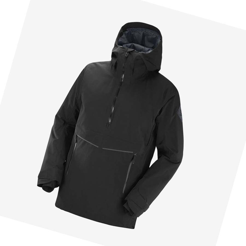 Lyžiarske Bundy Salomon GRAVITY GORE-TEX ANORAK Panske Hnede | VBIEWYT-85