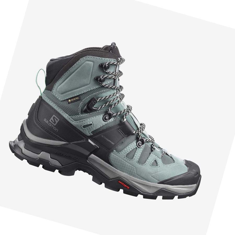 Turisticke Topanky Salomon WoQUEST 4 GORE-TEX Damske Modre | QAXPJKG-32